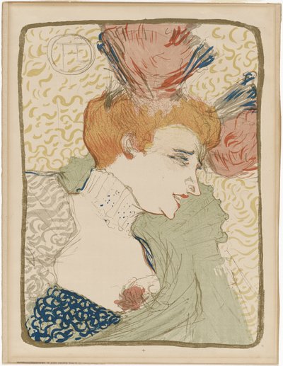 Porträttbyst av Mademoiselle Marcelle Lender av Henri de Toulouse Lautrec
