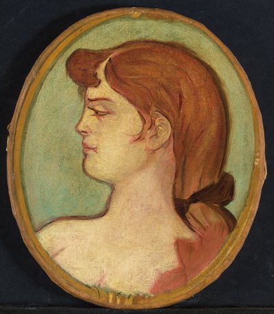 Porträtt av en kvinna från huset Rue d"Amboise, 1892 av Henri de Toulouse Lautrec