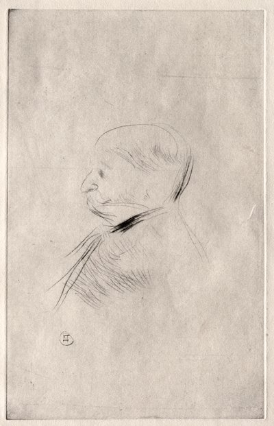Porträtt av M.X. av Henri de Toulouse Lautrec
