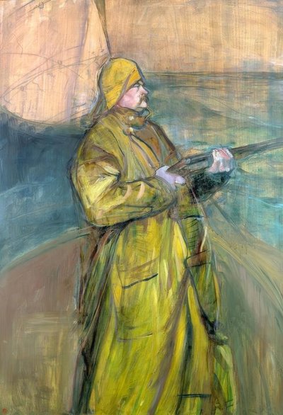 Porträtt av Maurice Joyant i Sommebukten av Henri de Toulouse Lautrec