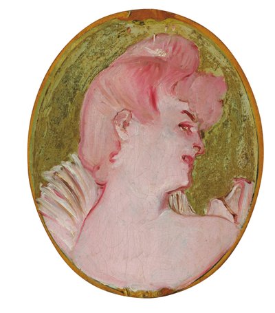 Porträtt av en kvinna av Henri de Toulouse Lautrec