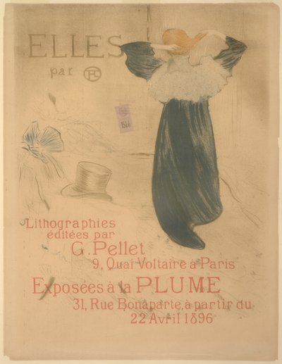 Affisch för "Elles" av Henri de Toulouse Lautrec