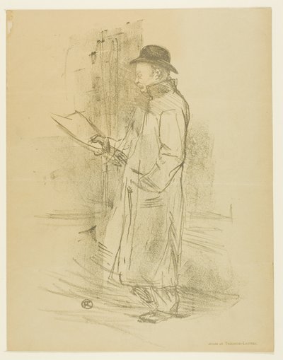 Program för Gémier-förmånen av Henri de Toulouse Lautrec