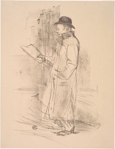 Gémier förmånsprogram av Henri de Toulouse Lautrec