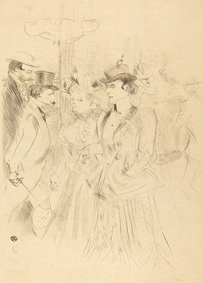 Promenade Promenade, 1899. av Henri de Toulouse Lautrec