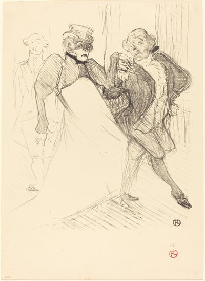 Rejane och Galipaux i Madame Sans-Gêne Réjane och Galipaux i Madame..., 1894. av Henri de Toulouse Lautrec