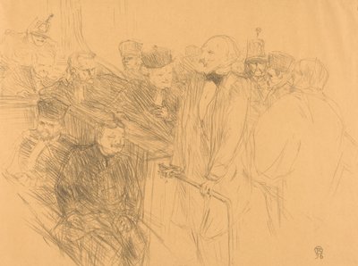 Ribot Deposition av Henri de Toulouse Lautrec
