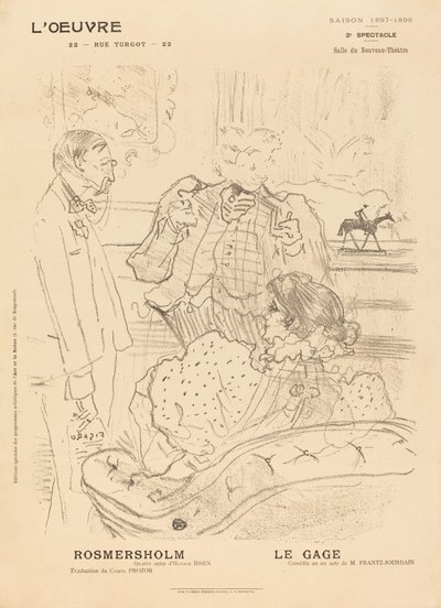 Rosmersholm; Löftet av Henri de Toulouse Lautrec