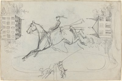 Skissblad, ca. 1881. av Henri de Toulouse Lautrec