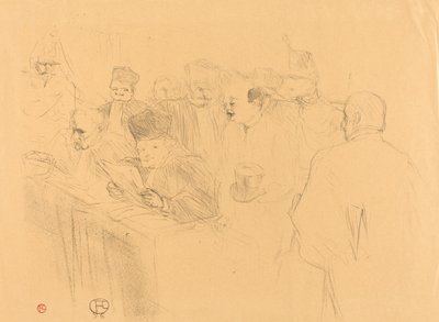 Soudais Deposition av Henri de Toulouse Lautrec