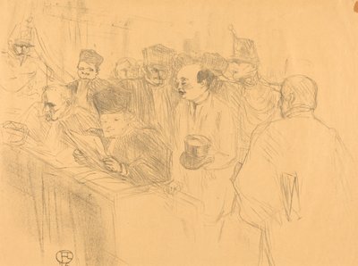 Soudais Deposition av Henri de Toulouse-Lautrec