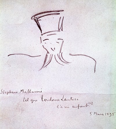 Stephane Mallarme av Henri de Toulouse Lautrec