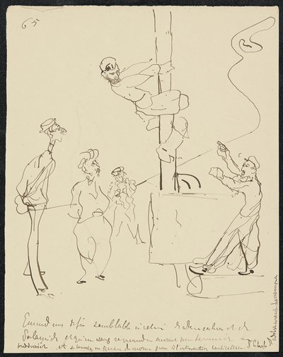 Nedsänkning, 1881 av Henri de Toulouse Lautrec
