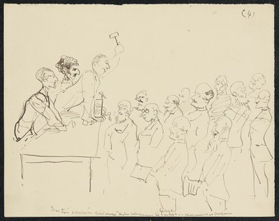 Nedsänkning, 1881 av Henri de Toulouse Lautrec