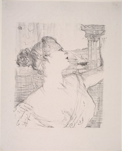 Sybil Sanderson av Henri de Toulouse Lautrec