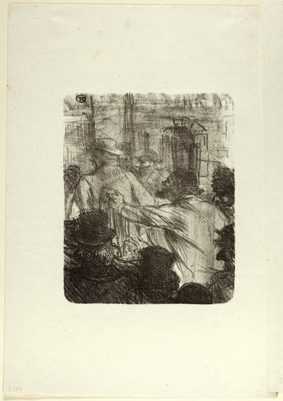 Textilmarknad, Krakow, från Au Pied du Sinaï av Henri de Toulouse-Lautrec