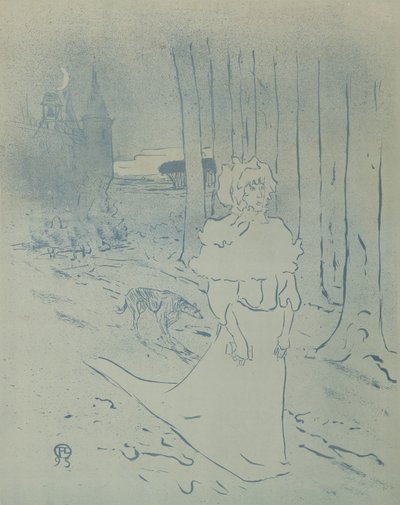 Alarmklockan, 1895 av Henri de Toulouse Lautrec