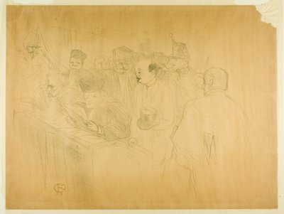 The Arton Trial (tredje plattan) av Henri de Toulouse Lautrec