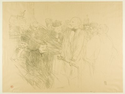 The Arton Trial, Ribot som ger bevis (andra plattan) av Henri de Toulouse Lautrec