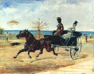 Den svarta grevinnan, 1881 av Henri de Toulouse Lautrec