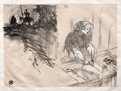 The Brief Joys: Cover, 1897. av Henri de Toulouse Lautrec