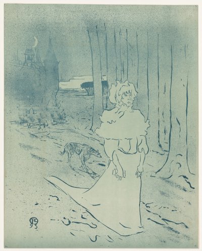 Chatelaine eller Tocsin av Henri de Toulouse-Lautrec