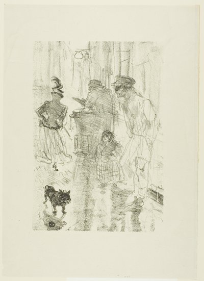 Kastanjeförsäljaren av Henri de Toulouse Lautrec