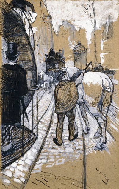 Coach Driver of the Omnibus Company, 1888 av Henri de Toulouse Lautrec