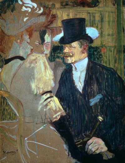 Engelsmannen vid Moulin Rouge, 1892 av Henri de Toulouse Lautrec