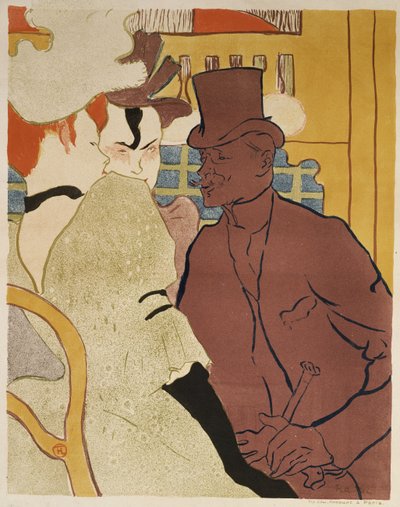 Engelsmannen vid Moulin Rouge, 1892 av Henri de Toulouse Lautrec