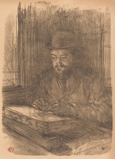 Fintryckaren Adolphe Albert av Henri de Toulouse Lautrec