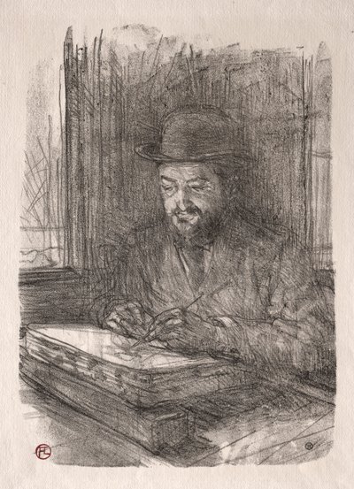 Den gode litografen, 1898. av Henri de Toulouse Lautrec