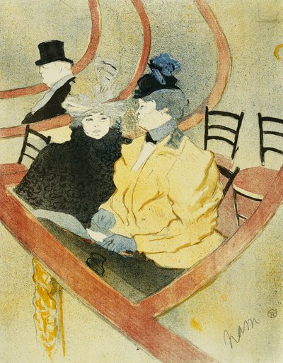Die Große Loge, 1896-7 von Henri de Toulouse Lautrec