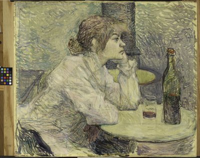 Baksmällan (Suzanne Valadon) 1887-89 av Henri de Toulouse Lautrec