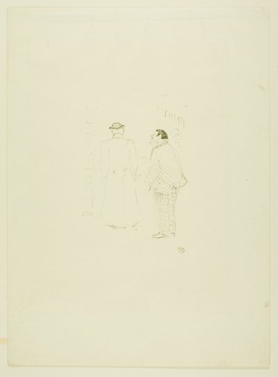 Chefssäljaren på Jourdan and Brown av Henri de Toulouse Lautrec