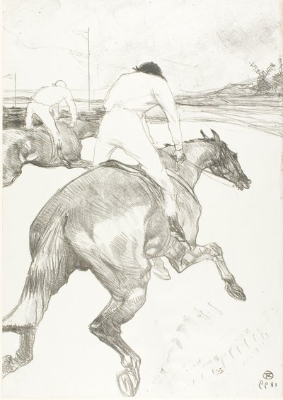 Der Jockey von Henri de Toulouse-Lautrec