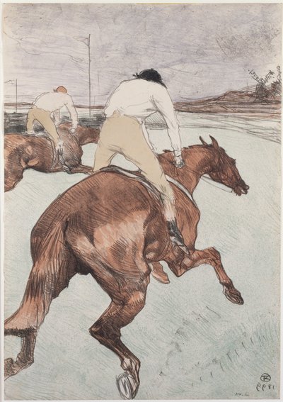 Jockeyn av Henri de Toulouse Lautrec