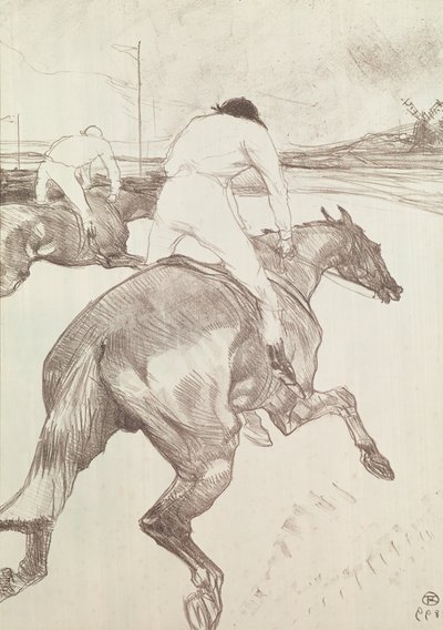 Der Jockey von Henri de Toulouse Lautrec