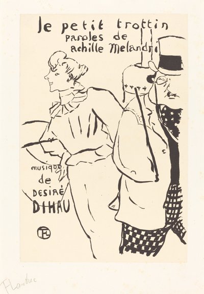 The Little Errand-Girl Le petit trottin, 1893. av Henri de Toulouse Lautrec