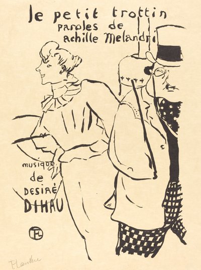 The Little Errand-Girl Le petit trottin, 1893. av Henri de Toulouse Lautrec