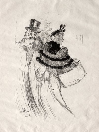 De gamla herrarna, 1894. av Henri de Toulouse Lautrec