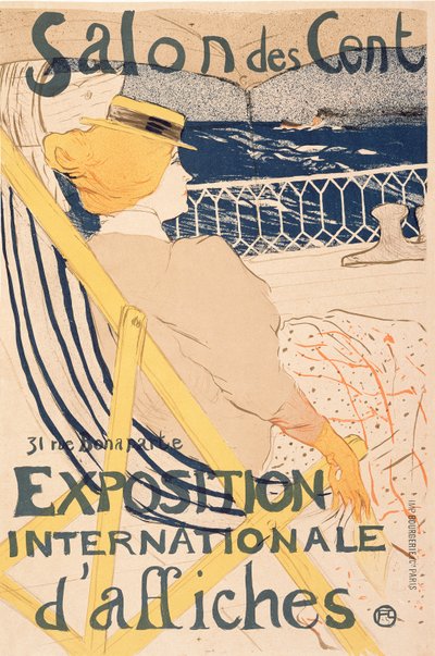 Passageraren från hytt 54 - segling i en yacht, 1896 av Henri de Toulouse Lautrec