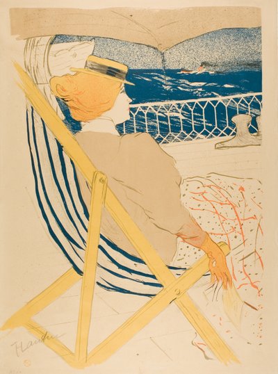 Passageraren i hytt 54—kryssning av Henri de Toulouse Lautrec