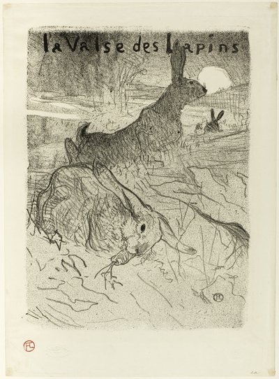 Kaninernas vals av Henri de Toulouse Lautrec