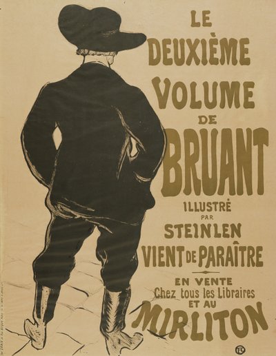 Andra volymen av Bruant, 1893 av Henri de Toulouse Lautrec