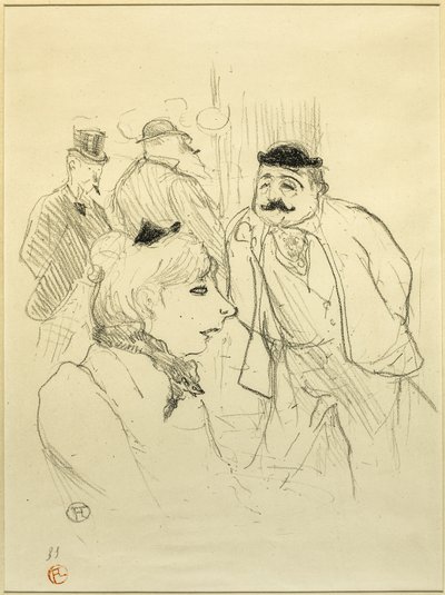 Stjälken—Moulin Rouge av Henri de Toulouse Lautrec