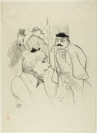Stjälken—Moulin Rouge av Henri de Toulouse Lautrec