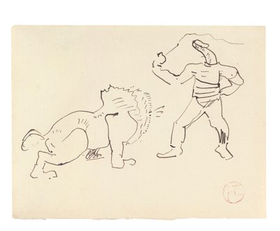 The Tamer, ca 1888 av Henri de Toulouse Lautrec