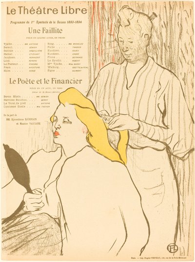 Konkurs; Poeten och finansmannen av Henri de Toulouse Lautrec
