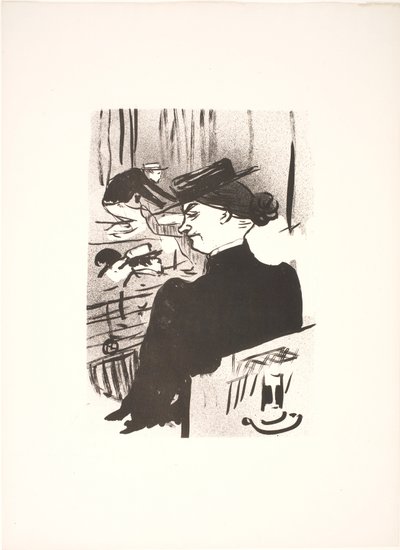 En åskådare av Henri de Toulouse Lautrec